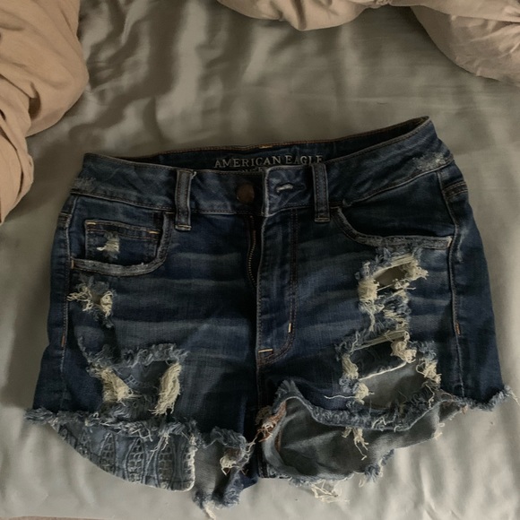 American Eagle Outfitters Pants - American eagle high rise jean shorts 6